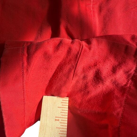 J. Crew Red Chino Shorts Size 12 Preppy - Picture 9 of 10